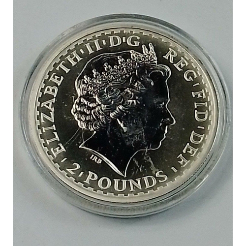 66 - 1998 One Ounce SILVER BRITANNIA. Encapsulated in excellent order.#67