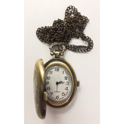 82 - A tin of old watches including Sekonda, Lorus, Timex etc plus a vintage Russian SLAVA clock, face 6c... 