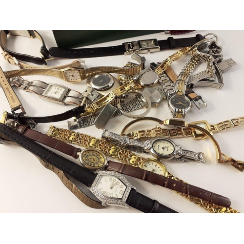 88 - A collection of ladies cocktail watches including SEKONDA, LORUS etc.  18 timepieces in total#89