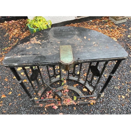 118 - IDEAL GARDEN BAR - ORIGINAL SALVAGED HAMPDEN TURNSTILE - one of a pair - rescued from demolition wor... 