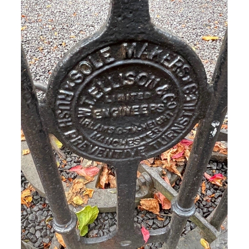 119 - IDEAL GARDEN BAR - ORIGINAL SALVAGED HAMPDEN TURNSTILE - one of a pair - rescued from demolition wor... 