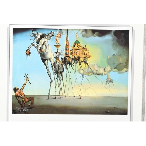 106 - This limited edition of SALVADOR DALI's famous painting 