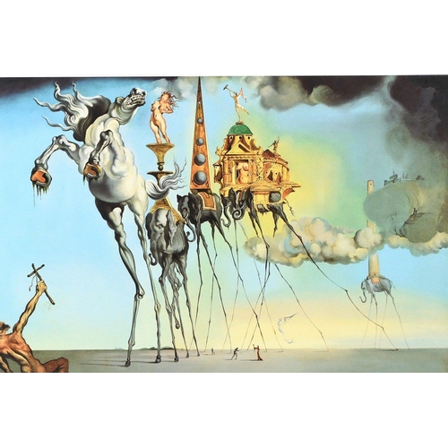 106 - This limited edition of SALVADOR DALI's famous painting 