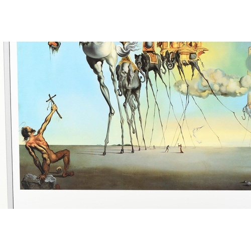 106 - This limited edition of SALVADOR DALI's famous painting 