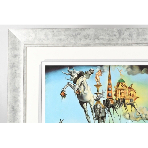 106 - This limited edition of SALVADOR DALI's famous painting 