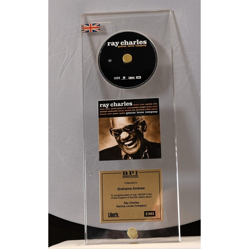 113 - A prestigious disc award for the multi platinum selling album 