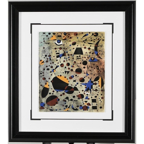 125 - One of only 75 published worldwide. Very high quality limited edition JOAN MIRO. Titled 