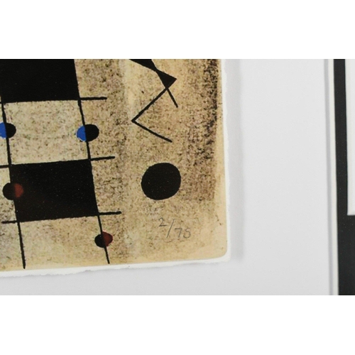 125 - One of only 75 published worldwide. Very high quality limited edition JOAN MIRO. Titled 