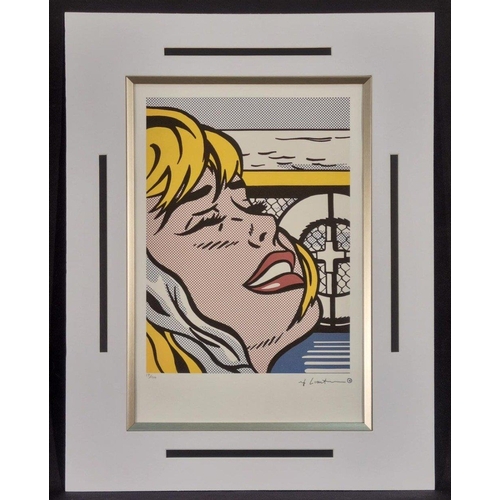 139 - A limited edition ROY LICHTENSTEIN silkscreen signed in the plate. Number 17 from an edition of only... 