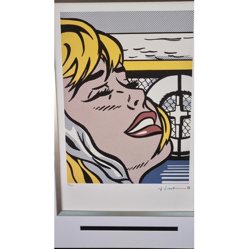 139 - A limited edition ROY LICHTENSTEIN silkscreen signed in the plate. Number 17 from an edition of only... 