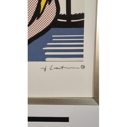 139 - A limited edition ROY LICHTENSTEIN silkscreen signed in the plate. Number 17 from an edition of only... 