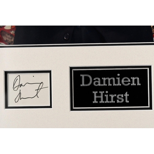 200 - This framed presentation of the world renowned artist DAMIEN HIRST is a great memorabilia collector'... 