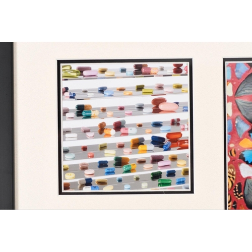 200 - This framed presentation of the world renowned artist DAMIEN HIRST is a great memorabilia collector'... 