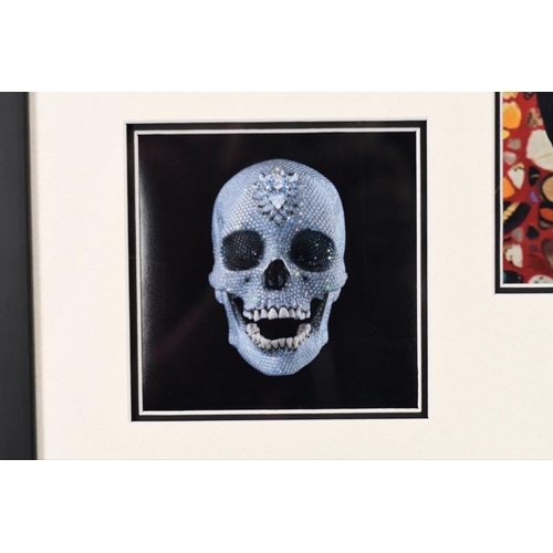 200 - This framed presentation of the world renowned artist DAMIEN HIRST is a great memorabilia collector'... 