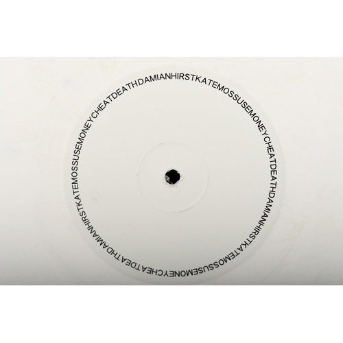 216 - DAMIEN HIRST LP record Kate Moss- Use Money Cheat Death, 2009. Lithograph in colours  limited editio... 