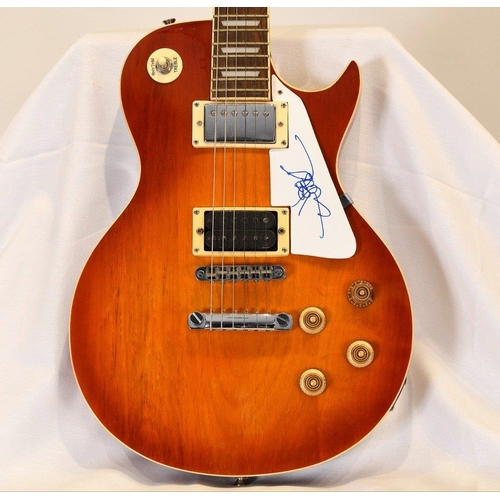 236 - This guitar is a fabulous item of memorabilia which has been signed on the scratch plate by JOE WALS... 