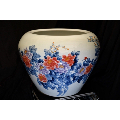 237 - This is a very substantial piece of hand made Chinese porcelain, measuring approximately three and a... 