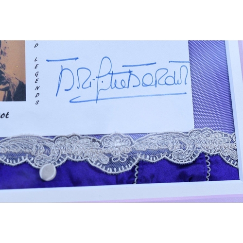 25 - This framed BRIGITTE BARDOT memorabilia presentation features the famous Hollywood legends original ... 