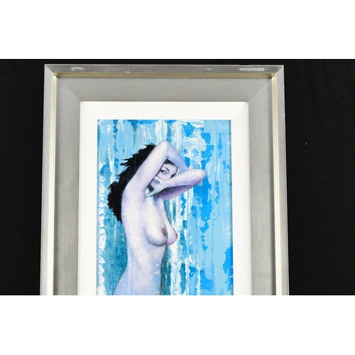 35 - This original oil painting on panel of a nude study by the artist DE CASSE comes with biographical d... 