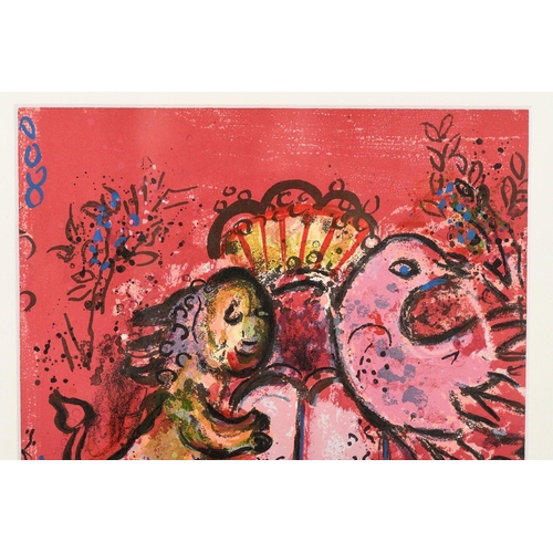 48 - A MARC CHAGALL lithograph professionally framed and mounted. Condition excellent.. H: 64cm  W: 55cm ... 