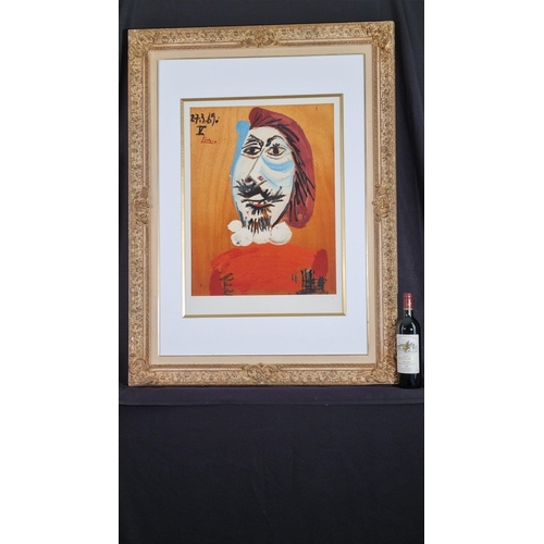 5 - A limited edition print by PABLO PICASSO (one of only 50 worldwide) title: Mans Head; Tete D'Homme, ... 