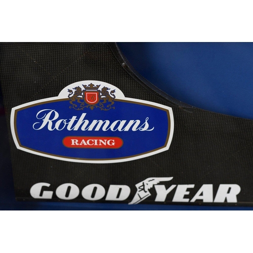 52 - This original Williams FW17 front wing has been wonderfully framed making a stunning presentation. T... 