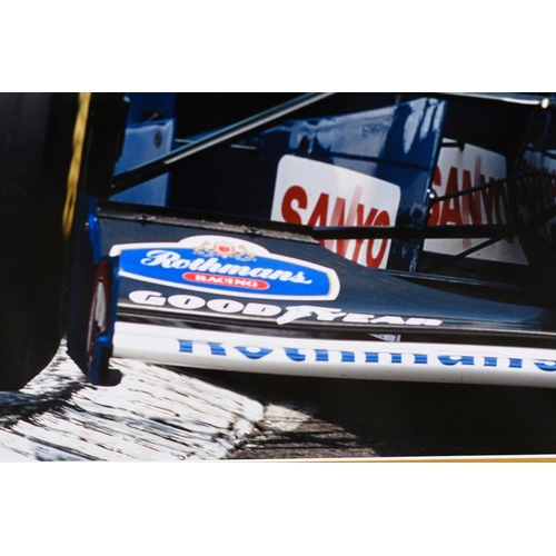 52 - This original Williams FW17 front wing has been wonderfully framed making a stunning presentation. T... 