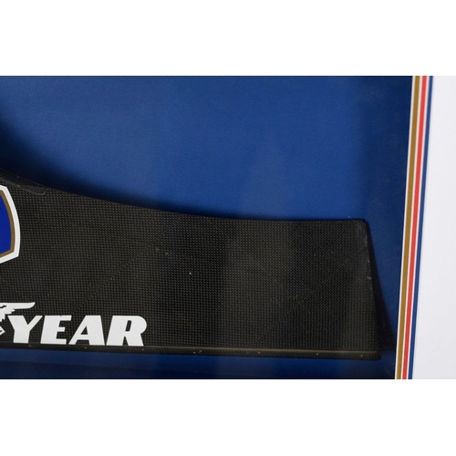 52 - This original Williams FW17 front wing has been wonderfully framed making a stunning presentation. T... 