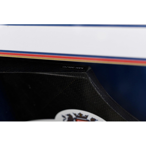 52 - This original Williams FW17 front wing has been wonderfully framed making a stunning presentation. T... 