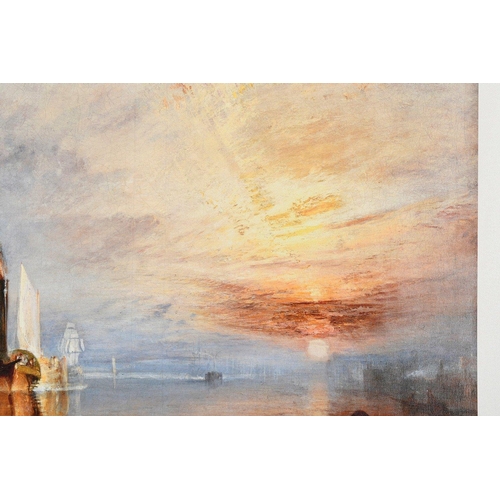 58 - A limited edition on canvas of J.M.W. TURNER's 