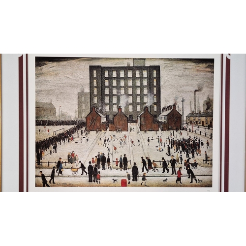 74 - A rare limited edition print by L.S. LOWRY titled 