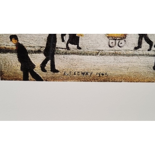 74 - A rare limited edition print by L.S. LOWRY titled 