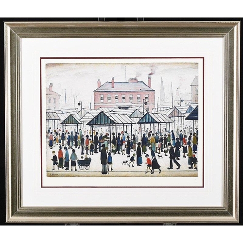 87 - One of only 99 published worldwide. L S LOWRY limited edition titled 