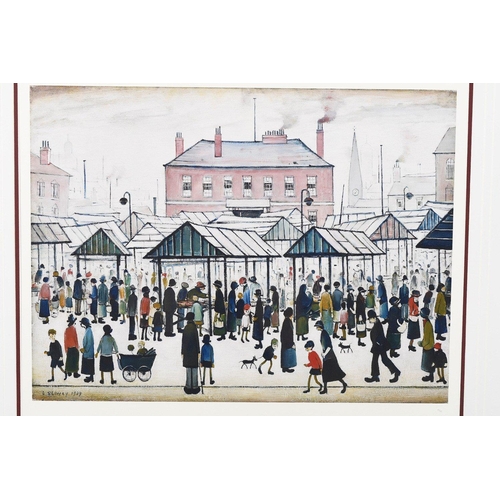 87 - One of only 99 published worldwide. L S LOWRY limited edition titled 