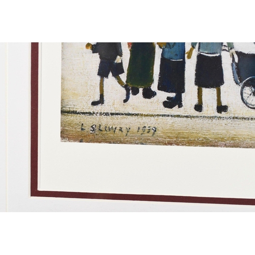 87 - One of only 99 published worldwide. L S LOWRY limited edition titled 