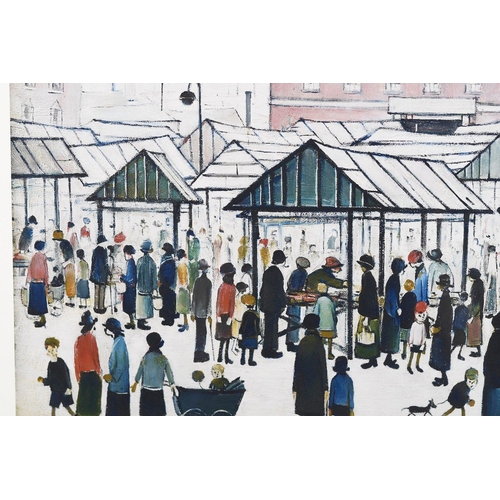 87 - One of only 99 published worldwide. L S LOWRY limited edition titled 