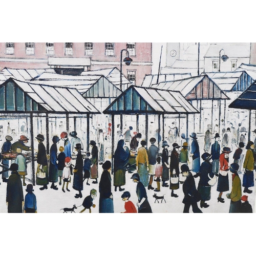 87 - One of only 99 published worldwide. L S LOWRY limited edition titled 