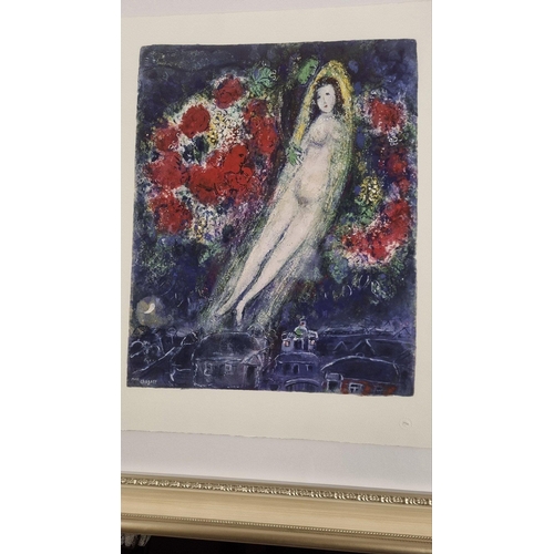 92 - This limited edition by MARC CHAGALL (one of only 50 Worldwide) Supplied with certificate of authent... 