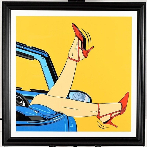 99 - A limited edition by the famous British Artist DEBORAH AZZOPARDI. This is one from a low edition of ... 