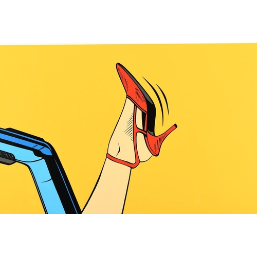 99 - A limited edition by the famous British Artist DEBORAH AZZOPARDI. This is one from a low edition of ... 