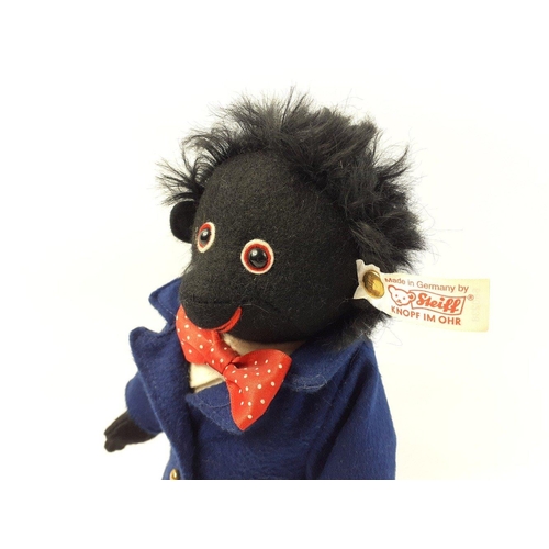 A STEIFF Golly Boy standing 27cm high with mohair, reference