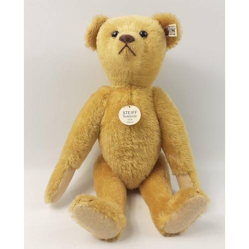 200 - A new STEIFF 1908 replica yellow bear, reference 406751, standing 35cm high, certificate number 0220... 