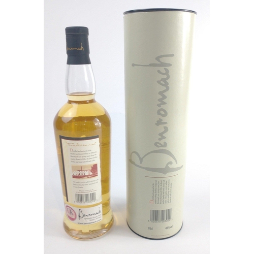 146 - A bottle of BENROMACH Speyside single malt whisky, 70cl,  in presentation tin#34