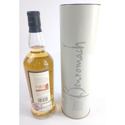 147 - A bottle of BENROMACH Speyside traditional malt whisky, 70cl, in presentation tin#35