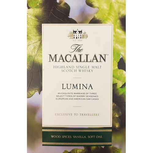 158 - Four bottles of MACALLAN Highland single malt whisky exclusive to travellers, each 700ml in presenta... 