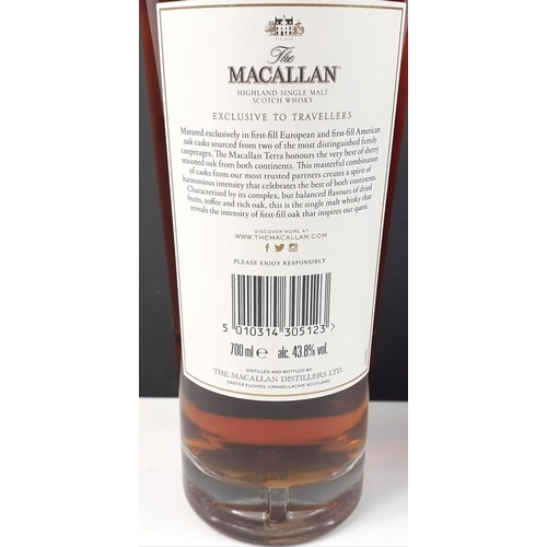 158 - Four bottles of MACALLAN Highland single malt whisky exclusive to travellers, each 700ml in presenta... 