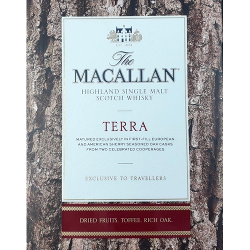 158 - Four bottles of MACALLAN Highland single malt whisky exclusive to travellers, each 700ml in presenta... 