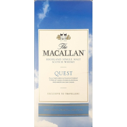 158 - Four bottles of MACALLAN Highland single malt whisky exclusive to travellers, each 700ml in presenta... 