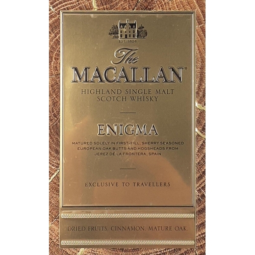 158 - Four bottles of MACALLAN Highland single malt whisky exclusive to travellers, each 700ml in presenta... 