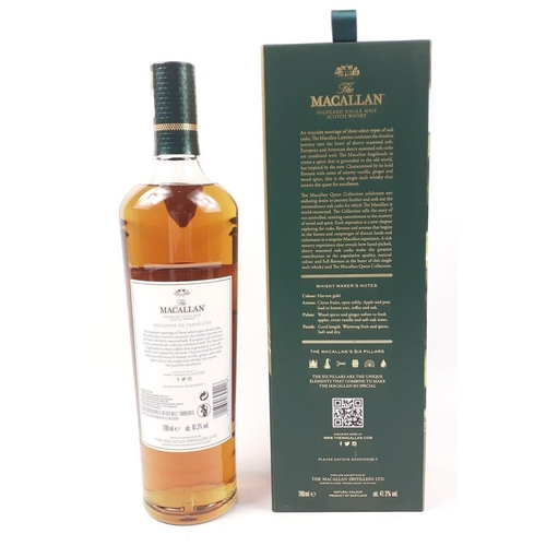 158 - Four bottles of MACALLAN Highland single malt whisky exclusive to travellers, each 700ml in presenta... 